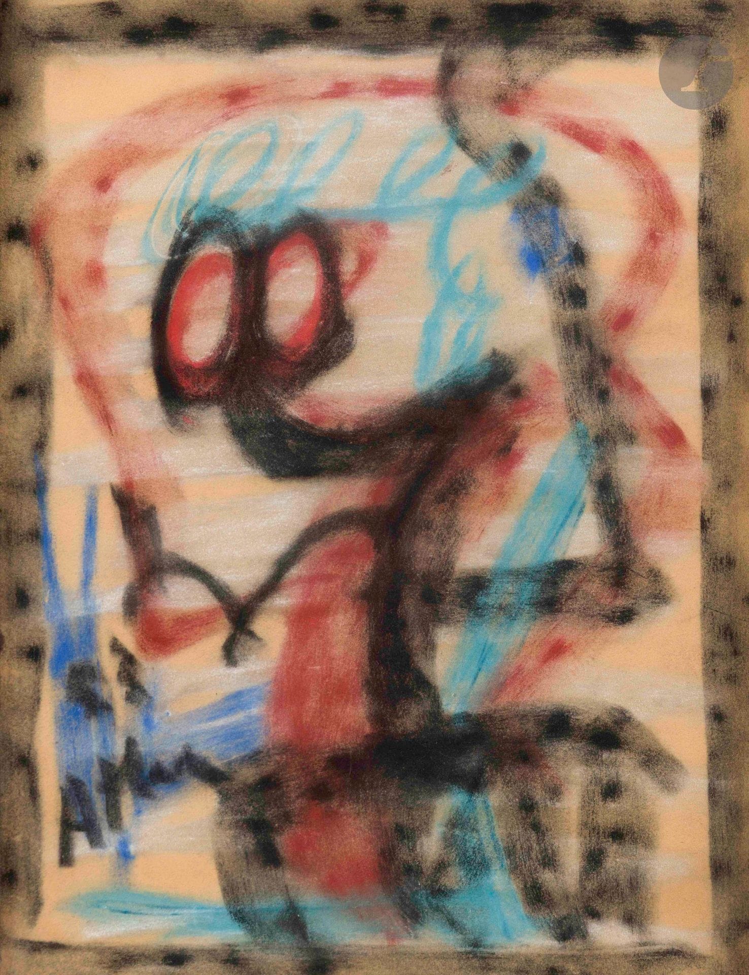 Jean-Michel ATLAN (1913-1960)
Sans titre, 1953
Pastel sur papier.
Signé et daté en bas à gauche.
33 x 25,5 cm

Provenance : 
- Vente Me Briest, Paris, 21 mars 1988, n° 103.
- Galerie Arnoux, Paris.

Bibliographie : 
- Atlan, premières périodes 1940-1954, Paris, Éditions Adam Biro, 1989, reproduit p. 171.
- Denise Atlan, Camille Atlan et Jacques Polieri, Atlan : Catalogue Raisonné de l'œuvre complet, Paris, Éditions Gallimard, 1996, n° 1210, p. 486.