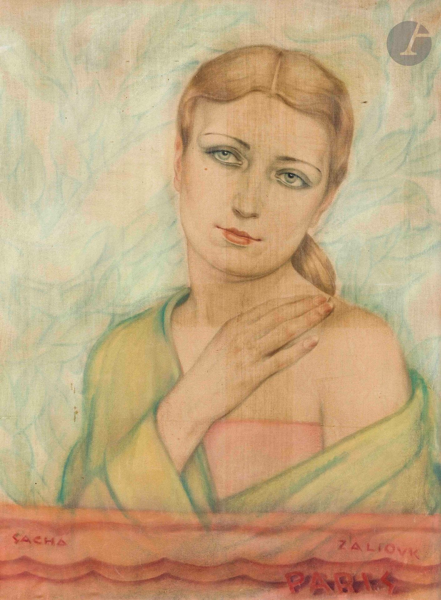 Sacha ZALIOUK (1887-1971)
Portrait de femme
Huile sur toile.
Signée et située en bas.
61 x 46 cm