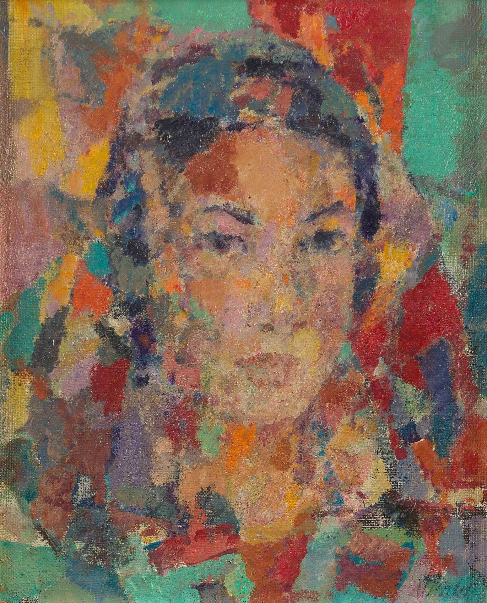 Macario VITALIS (1898-1989)
Tête de femme philippine, 1962
Huile sur toile.
Signée et datée en bas à droite.
Signée et datée au dos.
32 x 27 cm

Ce tableau sera intégré au catalogue raisonné de l'association " Les Amis de Vitalis " (macario-vitalis.com).