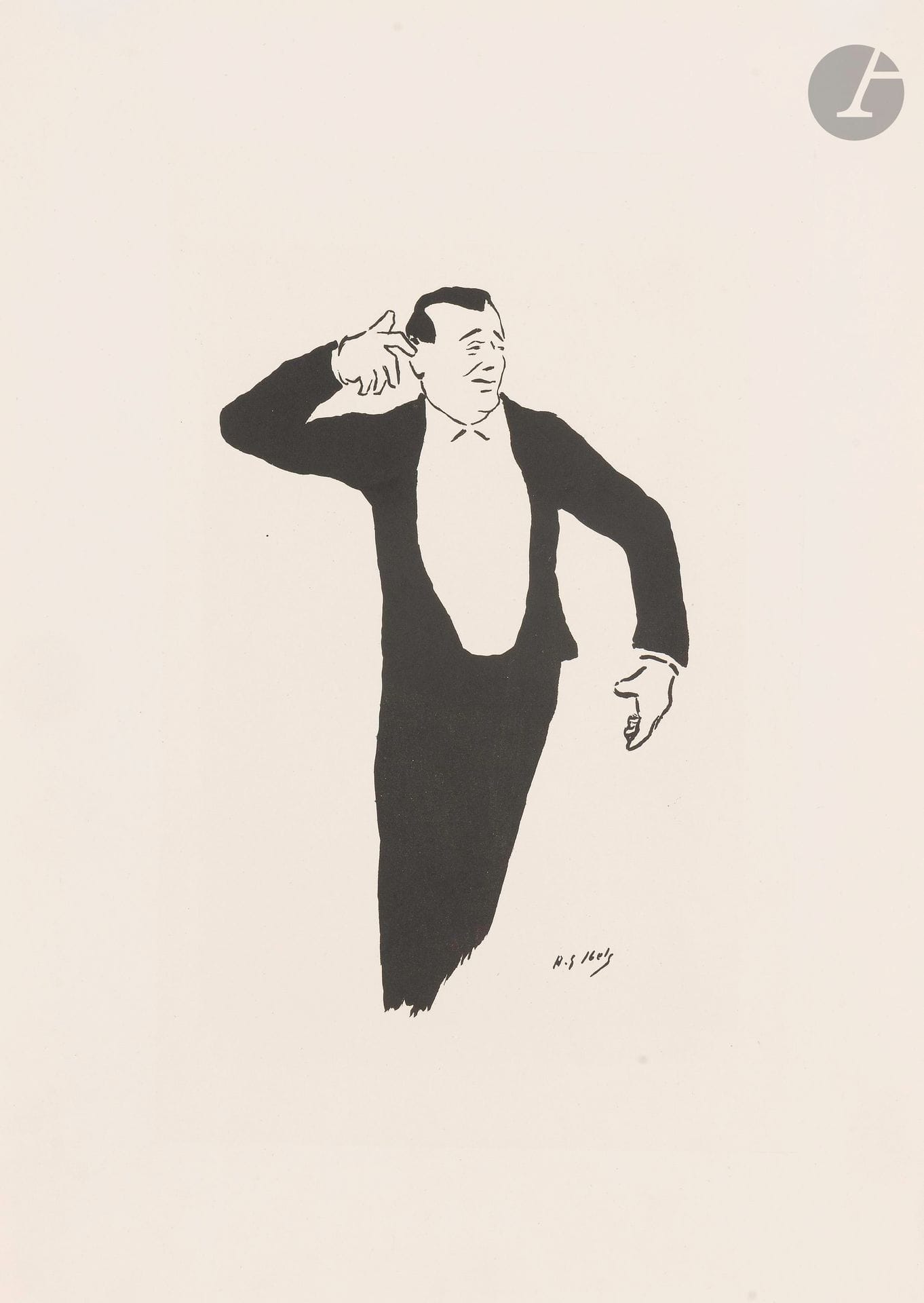 Henri-Gabriel Ibels (1867-1936)
Pl. for Le Café Concert. 1893. Lithograph. Each [305x425mm]. Reunion of the 10 plates of the album by Ibels (without the cover plate). Very fine proofs on glazed white vellum. Full margins. Edition of 500 copies (plus 50 on japon). Published by L'Estampe originale.