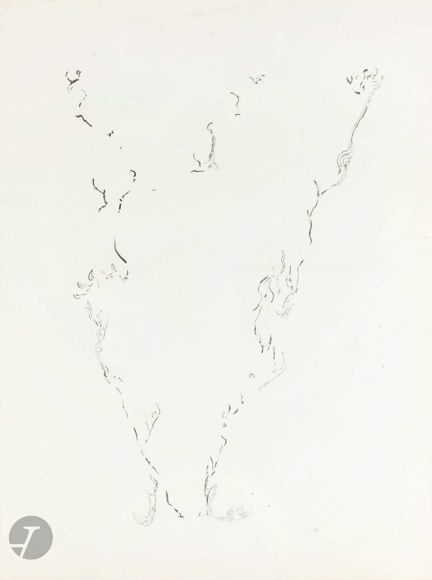 Thérèse BONNELALBAY (1931-1980)
Sans titre, 1978
Encre sur papier.
Signée et datée au dos.
64 x 49 cm

Provenance : 
Acquis directement auprès de l'époux de l'artiste.