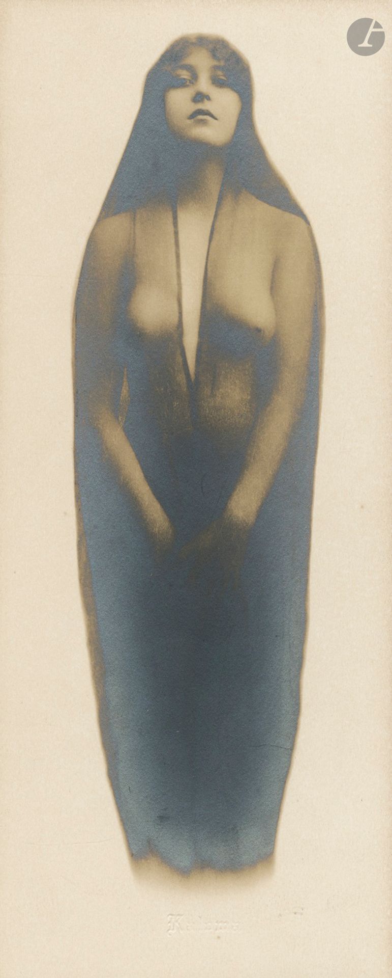 P. N. &amp; Co (Pastime Novelty Company)
Kaloma (Presumed Portrait of Josephine Earp, Wife of Wyatt Earp), 1914. 
Vintage silver print. Dry stamps "Kaloma" and "Copyright 1914 - P. N. Co." at bottom. 
29.7 x 12.3 cm