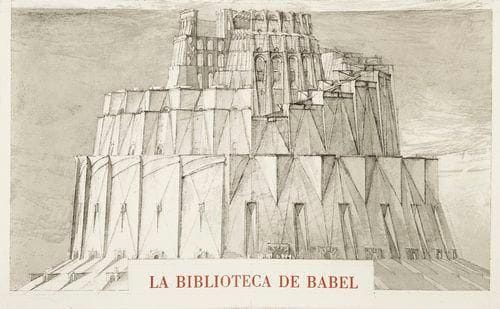 Érik DESMAZIÉRES (né en 1948)
La Bibliothèque de Babel de J. L. Borges. Paris, Les Amis de l?Art Contemporain, 1997. Un vol. in-4 en feuilles, texte en français et en espagnol, illustré de 10 gravures à l?eau-forte, à l?aquatinte et à la roulette (dont un sujet en deux états - Fitch-Febvrel 156 à 166), sous chemise rempliée imprimée. Cartonnage de toile rouge et noire. Exemplaire nominatif, signé par l?artiste à la mine de plomb, d?un tirage à 174 ex. (outre 36 ex. numérotés en chiffres romains).