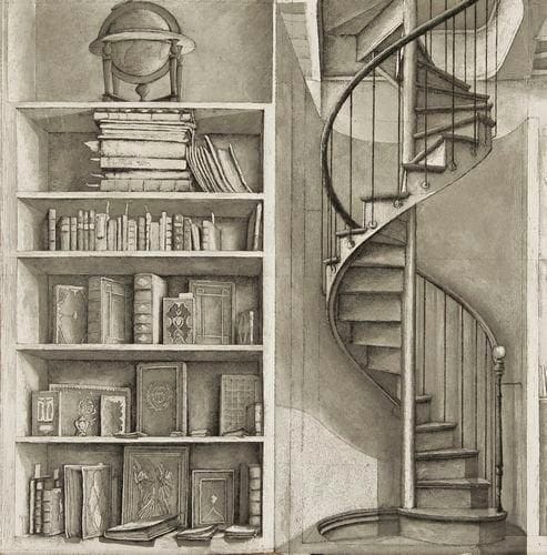 Érik DESMAZIÉRES (né en 1948)
Les Soixante-quinze ans de la Librairie Paul Jammes.2000. Plaquette, 160 x 305, de 10 estampes gravées à l?eau-forte et à l?aquatinte (Fitch-Febvrel 173), tirées recto-verso sur 8 pages, sur vergé Moulin du Verger, sous chemise rempliée, signée par l?artiste à la mine de plomb. Joint : feuillet portant les voeux manuscrits du commanditaire et du graveur.