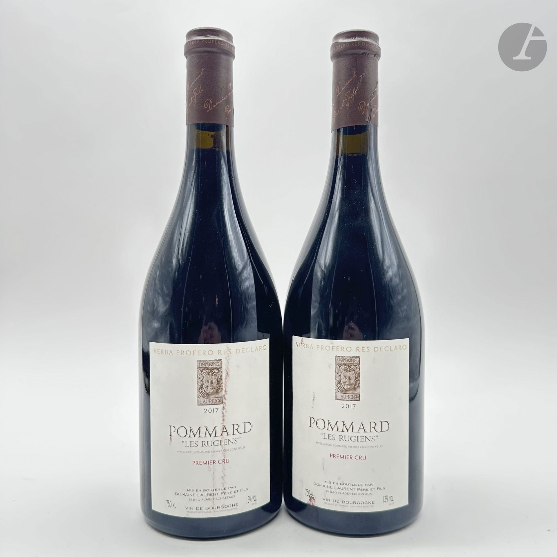 2 B POMMARD LES RUGIENS (1er Cru) (e.t.h. légères), Domaine Laurent P&F, 2017