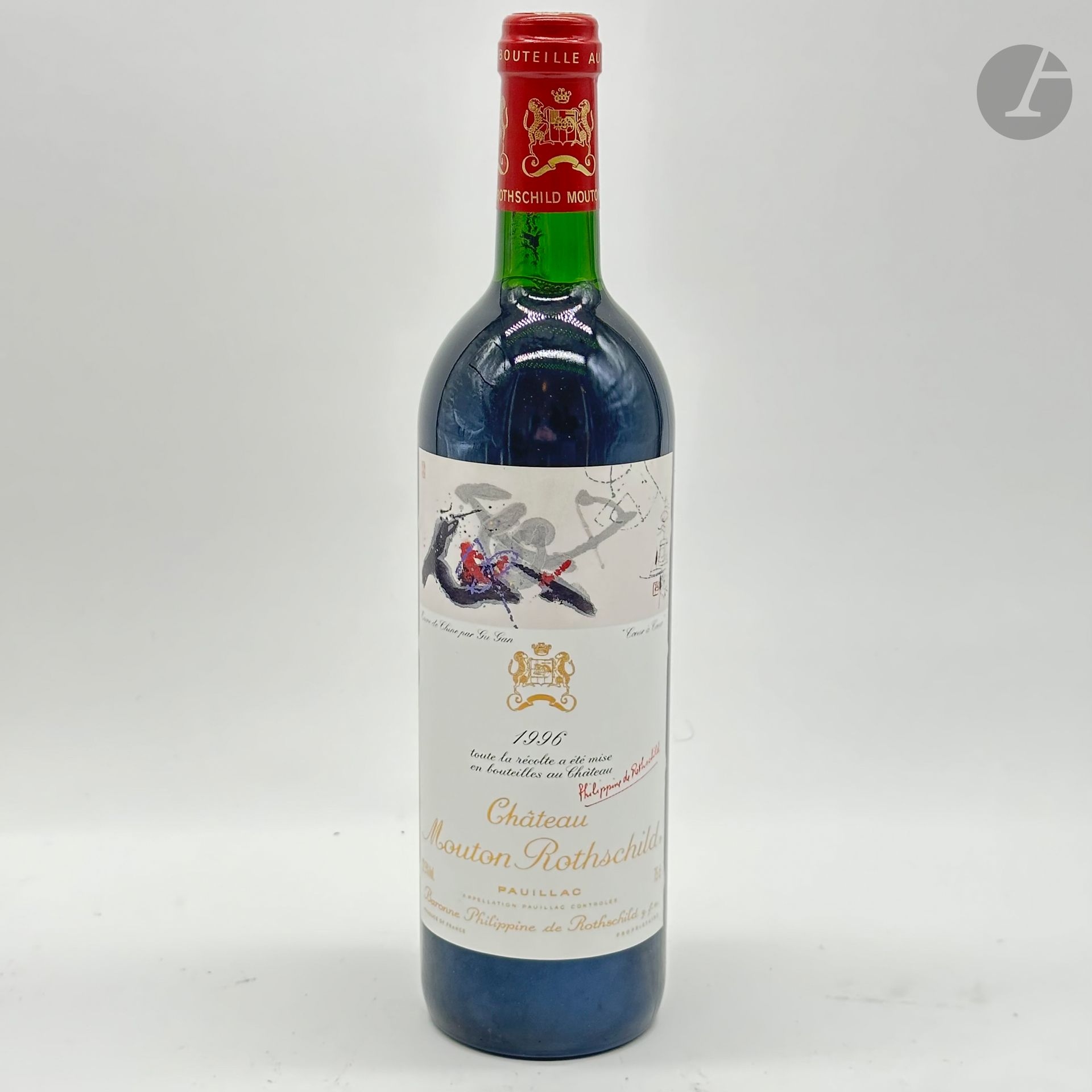 1 B CHÂTEAU MOUTON ROTHSCHILD (T.L.B.+), GCC1 Pauillac, 1996