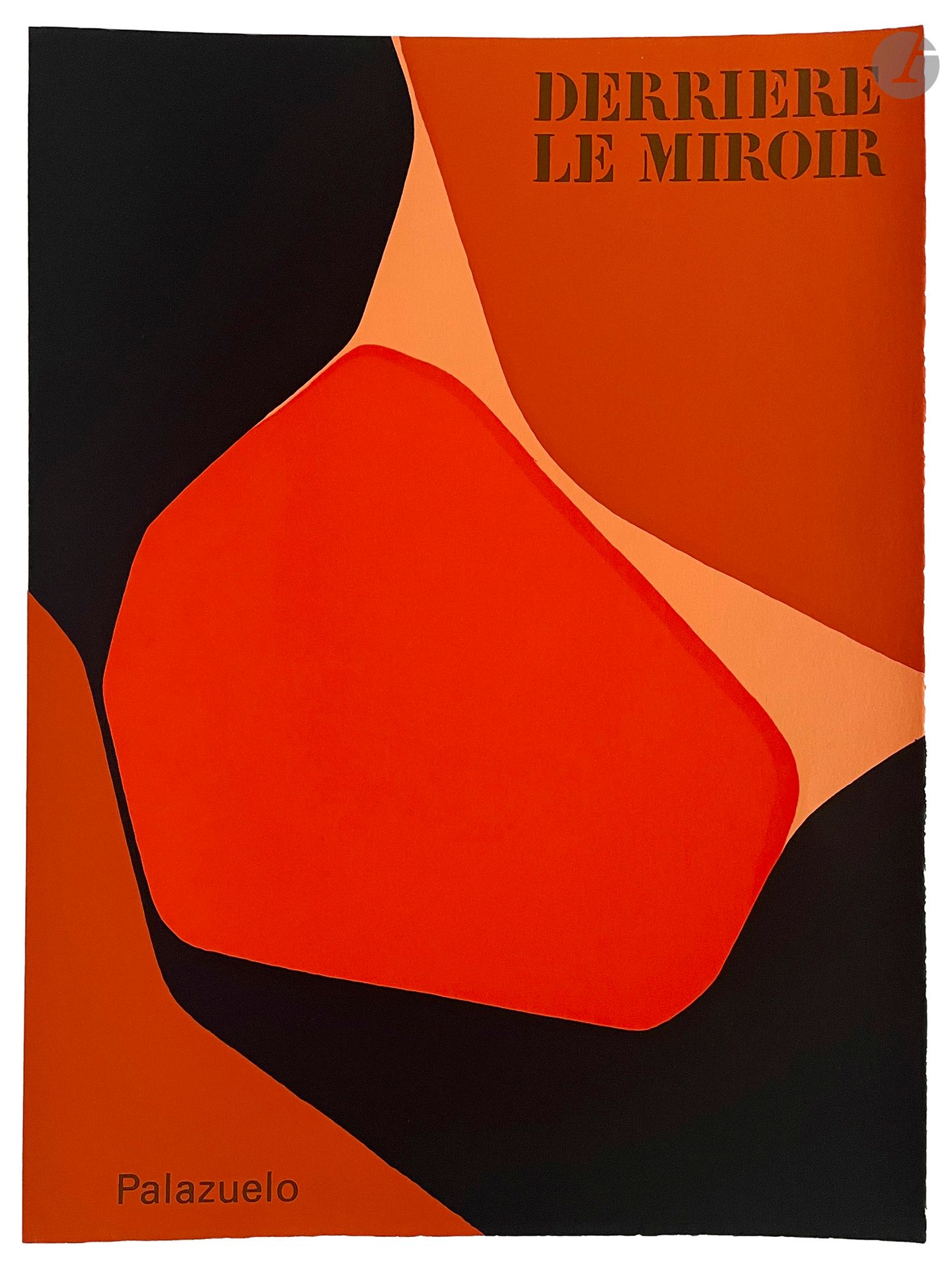 [DERRIÈRE LE MIROIR] - PALAZUELO (Pablo).
Palazuelo.
Paris : Maeght éditeur, 1963.  — In-folio, en feuilles, chemise et étui cartonnés de l'éditeur, étiquette imprimée sur le premier plat de l'étui.
« Derrière le miroir » numéro 137 consacré à l'exposition du peintre espagnol Pablo PALAZUELO (1915-2007) à la Galerie Maeght en 1963. Il comprend un texte de Pierre Volboudt ainsi que 7 sérigraphies originales dont 2 en couleurs et 6 reproductions en noir.

UN DES 150 EXEMPLAIRES NUMÉROTÉS SUR PAPIER VÉLIN DE RIVES, SIGNÉS PAR L'ARTISTE À LA JUSTIFICATION (n° 103).

Exemplaire parfaitement conservé.