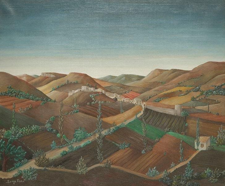 Serge FIORIO (1911-2011)
Mont Justin Huile sur toile. Signée en bas à gauche. 49 x 60 cm