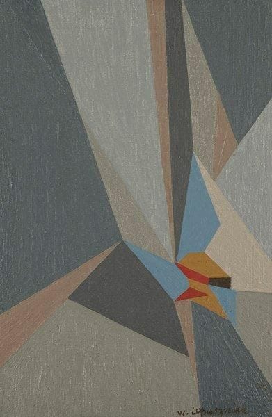 Wladyslaw LOPUZNIAK (1904-1995)
Composition Huile sur toile. Signée en bas à droite. 41 x 27 cm
