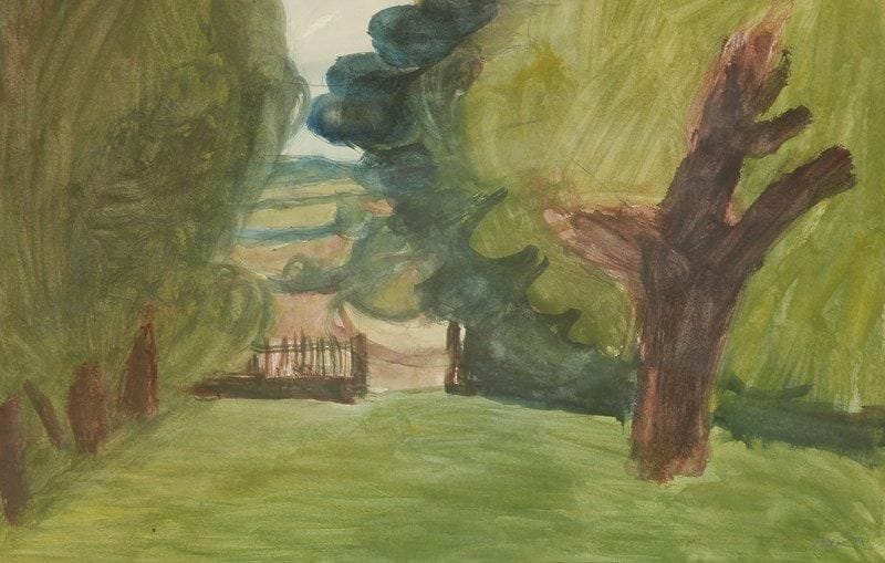Maurice-Louis SAVIN (1894-1973)
Paysage de Touraine Aquarelle. Signée en bas à droite. 30 x 47 cm