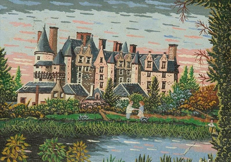 Jean SCHUBNEL (1894-?)
Langeais Huile sur carton toilé. Signée en bas à droite. 33 x 46 cm