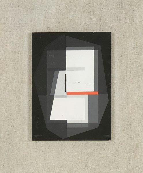 ROGER-FRANCOIS THEPOT (NE EN 1925)
Titan IV, 1961 Acrylique sur panneau. Signée et datée en bas à droite. Signée, datée et titrée au dos. (Petits accidents). 36,5 x 26,5 cm