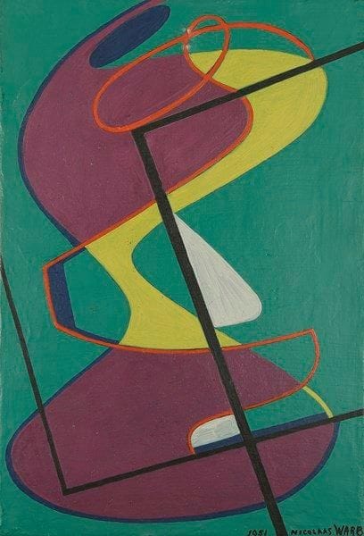 Nicolaas WARB (1906-1957)
Débordement, 1951 Huile sur panneau. Signée et datée en bas à droite. Signée, datée et titrée au dos. (Petits manques). 32 x 22 cm Provenance: Vente de la Comission Centrale de l'Enfance, Galerie de la Boëtie, 18 juin 1952, n°242
