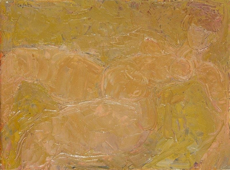 CASABO (XXe siècle)
Femme allongée Huile sur carton. Signée en haut à gauche. 24 x 33 cm Provenance: Vente au profit de la Commission Centrale de l'Enfance, Galerie de Nesle, 1985, n°30.