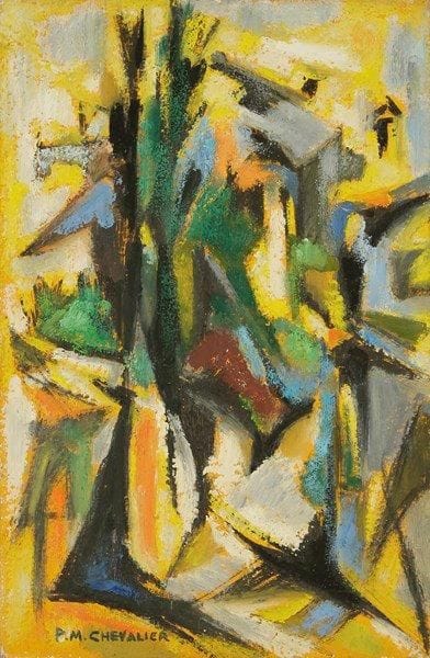 Paul-Maurice CHEVALIER (1898-1984)
Paysage Huile sur toile. Signée en bas à gauche. 41 x 27 cm