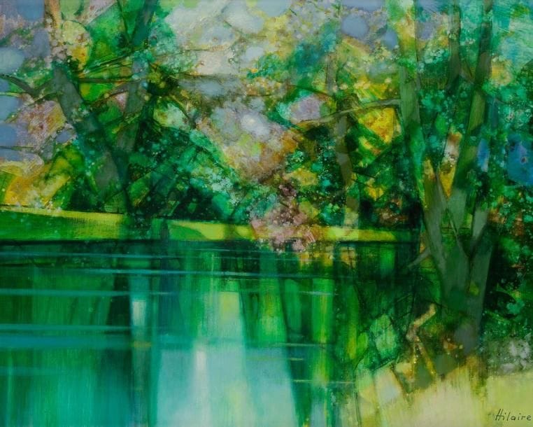 Camille HILAIRE (1916-2004)
L?Etang en octobre. Huile sur toile. Signée en bas à gauche. Signée et titrée au dos. 65 x 81 cm. Provenance: Galerie de la Présidence, Paris. Un certificat de M. Claude Hilaire-Hastaire sera remis à l?acquéreur