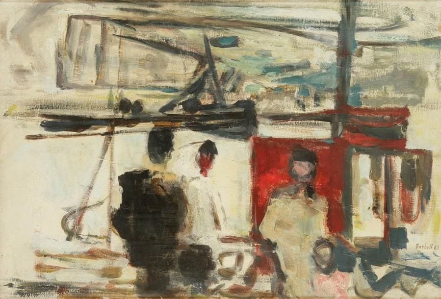 Alexandre Sasha GARBELL [russe] (1903-1970)
Au port de Tréport, 1961. Huile sur toile. Signée et datée en bas à droite. 50 x 73 cm. Provenance: Famille de l?artiste