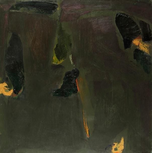 Olivier DEBRE (1920-1999)
Biscina noire, 1963. Huile sur toile. Signée, datée et titrée au dos. 100 x 100 cm. Provenance: - Collection Knoedler, Paris. - Collection privée, Paris. Expositions: - Oslo, Galerie Haaken, 1966, numéro 7. - Le Havre, Musée des Beaux-Arts, 1966, numéro 19. - Le Creusot, Lorient, Reims, Maisons de la Culture, «Une Aventure de l?Art Abstrait», 1967-68. - Paris, Musée Galliéra, 1968, numéro 34. - Bordeaux, Galerie des Beaux-Arts, 1968, numéro 24. - Saint-étienne, Musée d?Art et d?Industrie, 1975, numéro 34