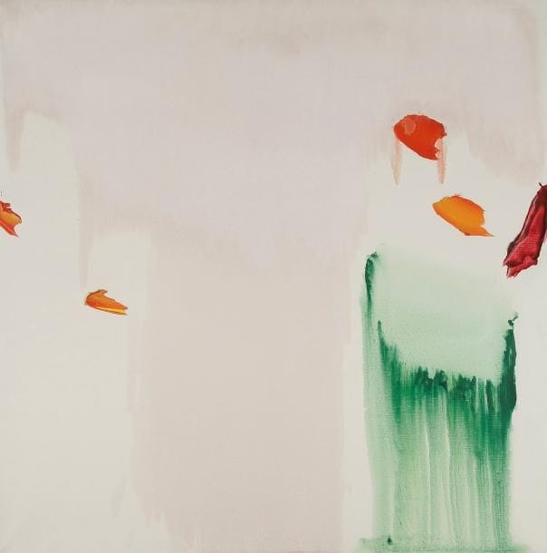Olivier DEBRE (1920-1999)
Coulées vives, 1982. Huile sur toile. Signée, datée et située Royan au dos. 100 x 100 cm