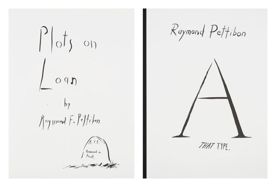 Raymond Pettibon (né en 1957)
Plots on Loan Livre comprenant 72 pages de textes et images de l'artiste. Éditions Alexander Brooke et David Zwimer, New York. Exemplaire 68/250. Signé par l'artiste. 48 x 36 cm