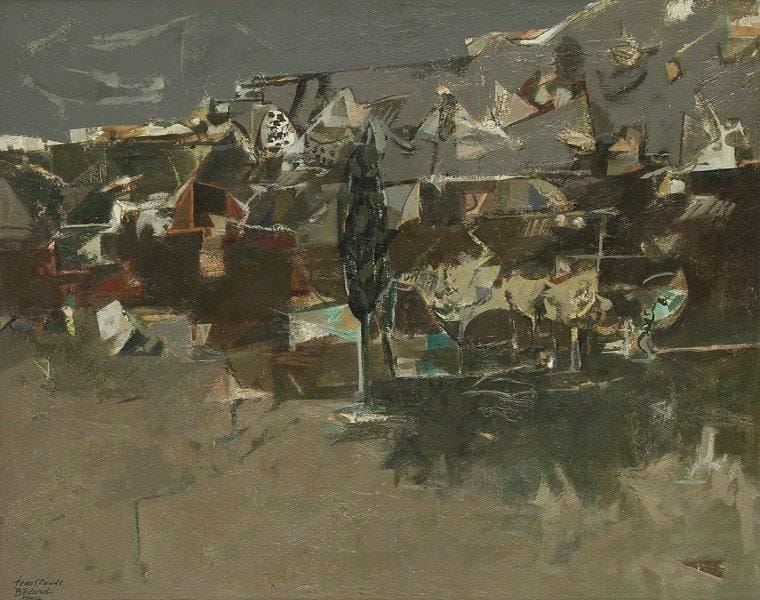 Jean-Claude BEDARD (1928-1987)
Paysage, 1954 Huile sur toile. Signée et datée en bas à gauche. 72 x 93 cm