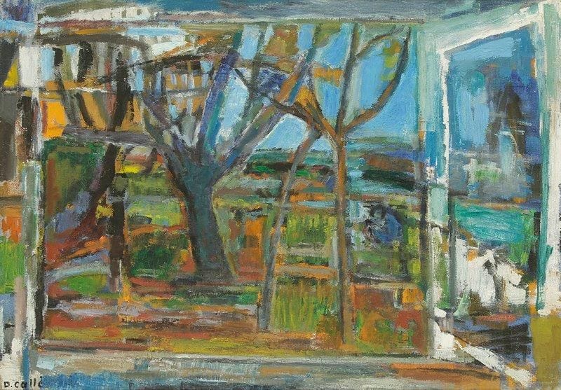 Denise CALLÉ (née en 1915)
Paysage du sud Huile sur toile. Signée en bas à gauche. 65 x 92 cm