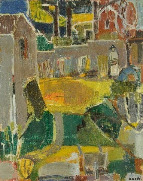 Denise CALLÉ (née en 1915)
Paysage de l'Yvette Huile sur toile. Signée en bas à droite. 92 x 73 cm