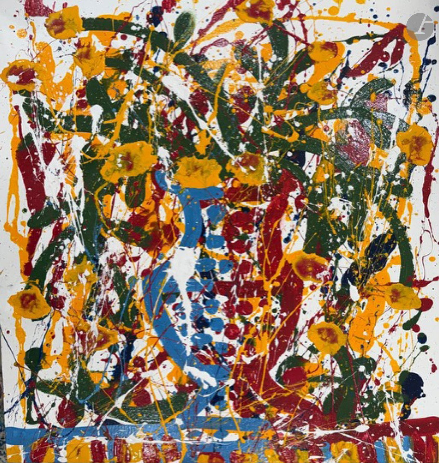 Sete MENELAW (né en 1964)
Psychédélisme floral
Huile sur toile.
80 x 100 cm
- Provenance : 
Collection de l'artiste.