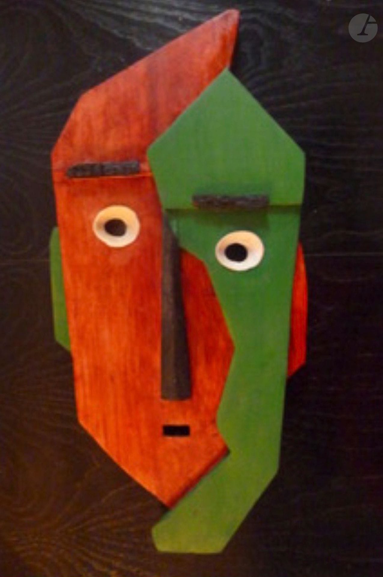 Laurette FRANCFORT DE SOULTRAY (née en 1947)
Divided I stand 2
41 x 25 cm