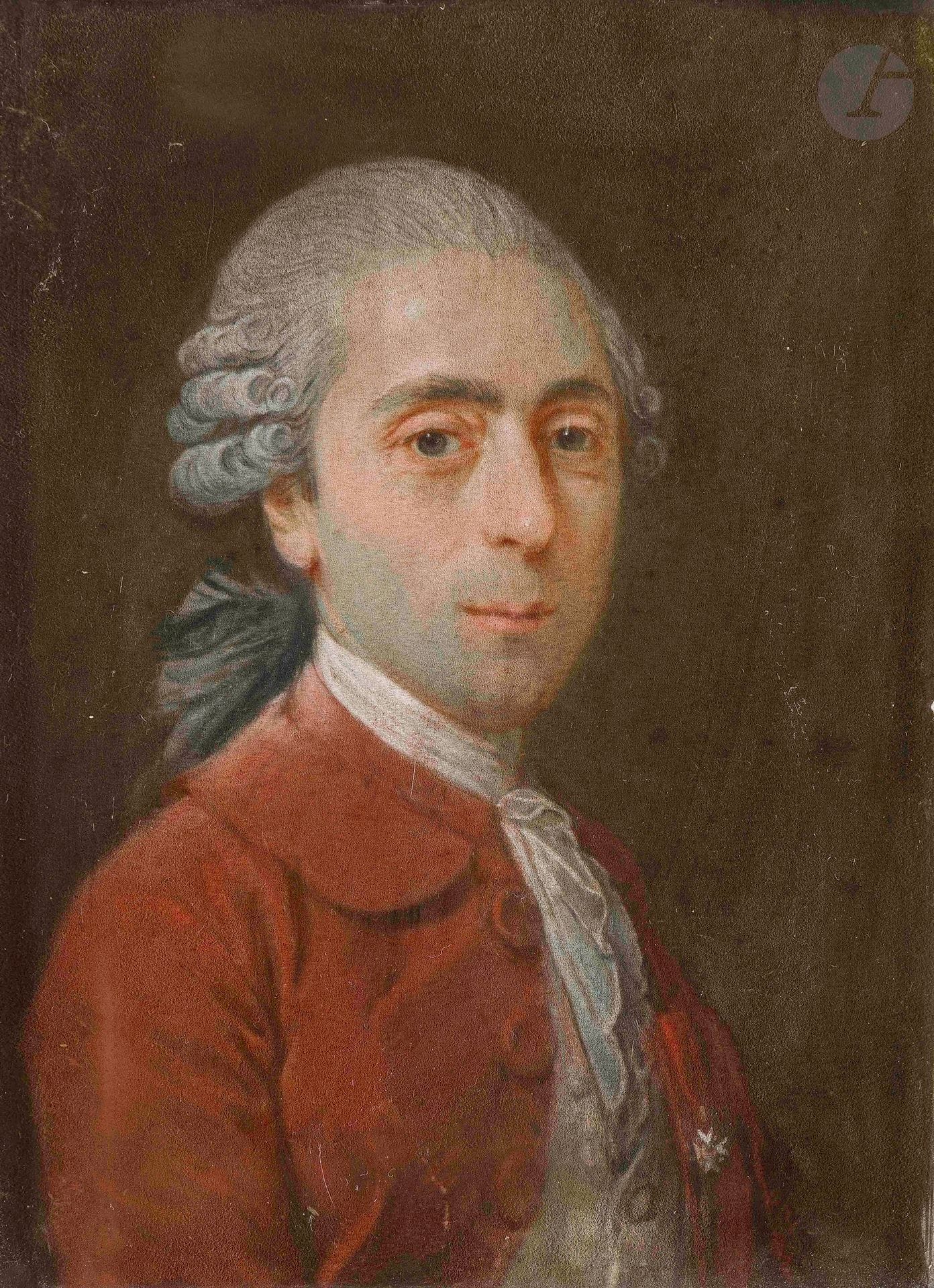 ÉCOLE FRANCAISE du XVIIIe siècle
Portrait d'homme
Pastel
22 x 16 cm