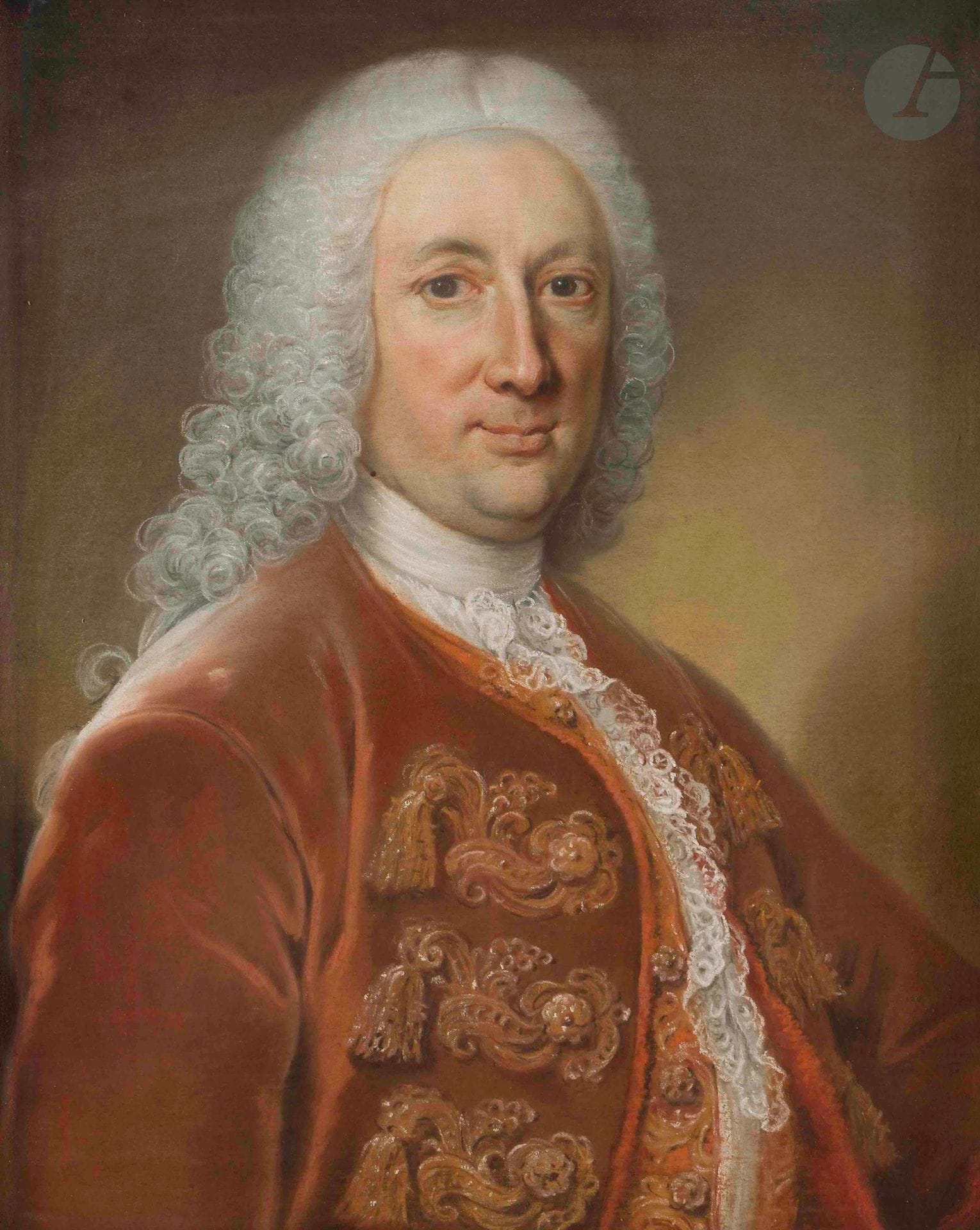 ÉCOLE FRANCAISE du XVIIIe siècle
Portrait d'homme
Pastel
Signature postérieure en haut à droite
59,5 x 48,5 cm