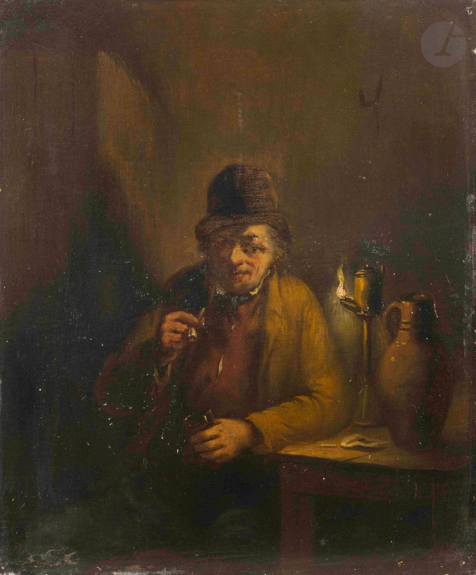 19th century BELGIAN school
The Smoker; The Smoker with a Glass of Wine; The Drinker; Mealtime
Four oak panels, one board, not parqueted
18.5 x 15 cm
Misses and accidents