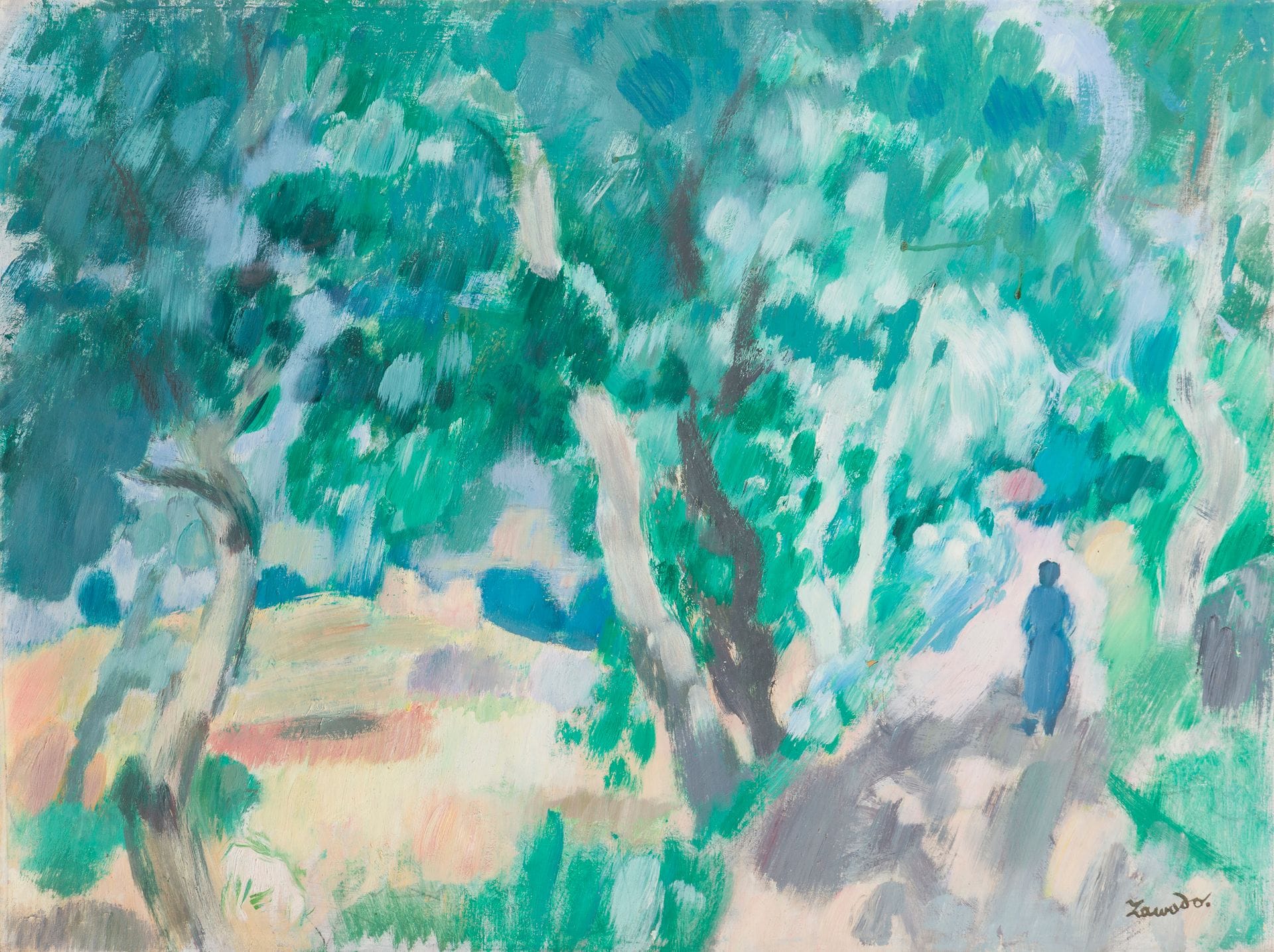 Jan-Waclaw Zawadowski, dit ZAWADO (1891-1982)
Paysage aux environs d’Aix-en-Provence
Huile sur toile.
Signée en bas à droite.
60,5 x 80,5 cm

[Pologne] [art polonais] [sztuka polska]
