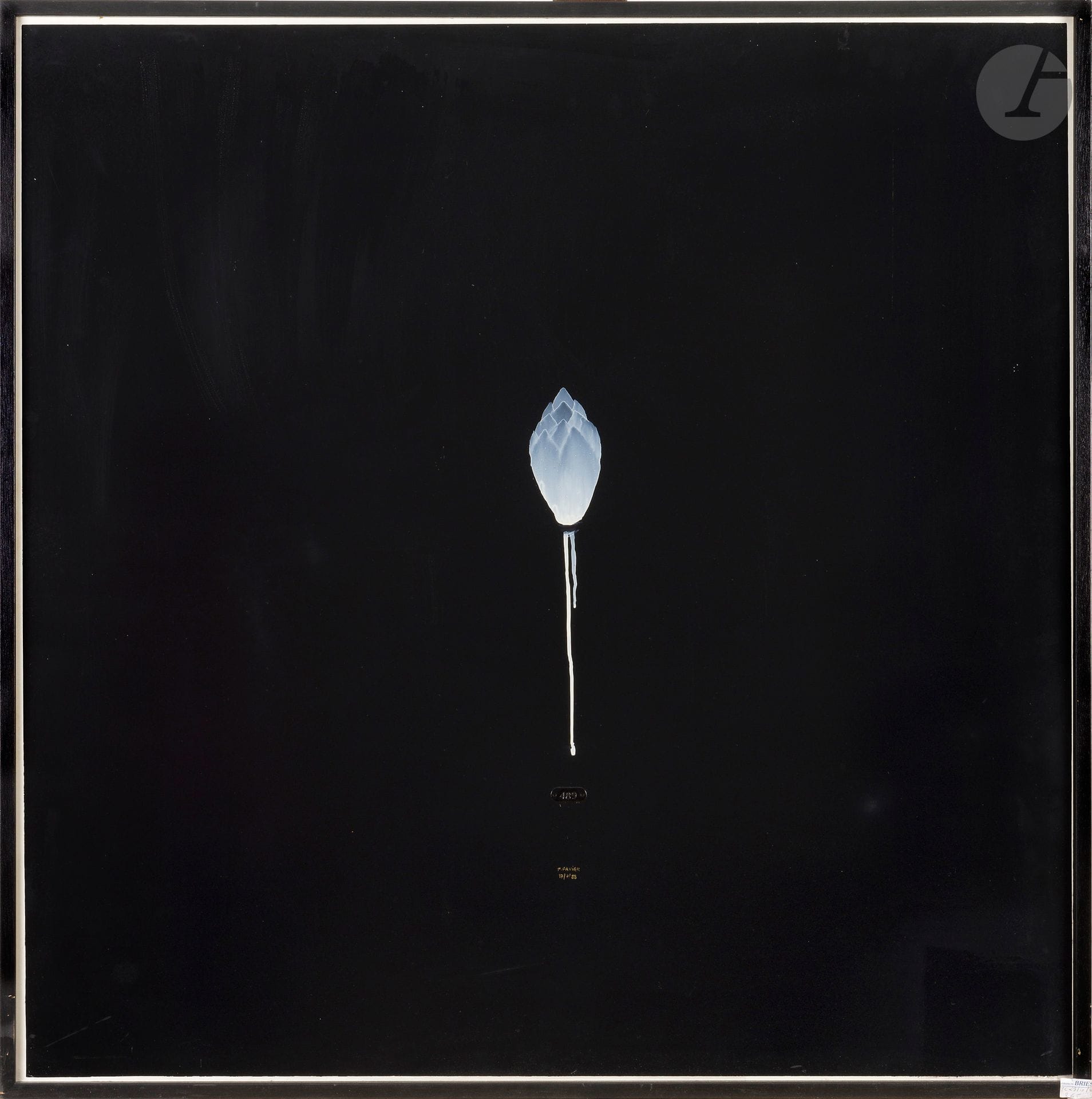 Philippe FAVIER (1957-2026)
Sans titre, 1988
Peinture sur papier photographique.
Signée et datée en pied.
99 x 99 cm
(Petit manque).

Provenance : 
- Galerie du temple, Paris.
- Vente Me Briest, Hôtel Drouot, Paris, 29 octobre 2001, n° 365.
- Collection particulière, Paris. Acquis lors de cette dernière.