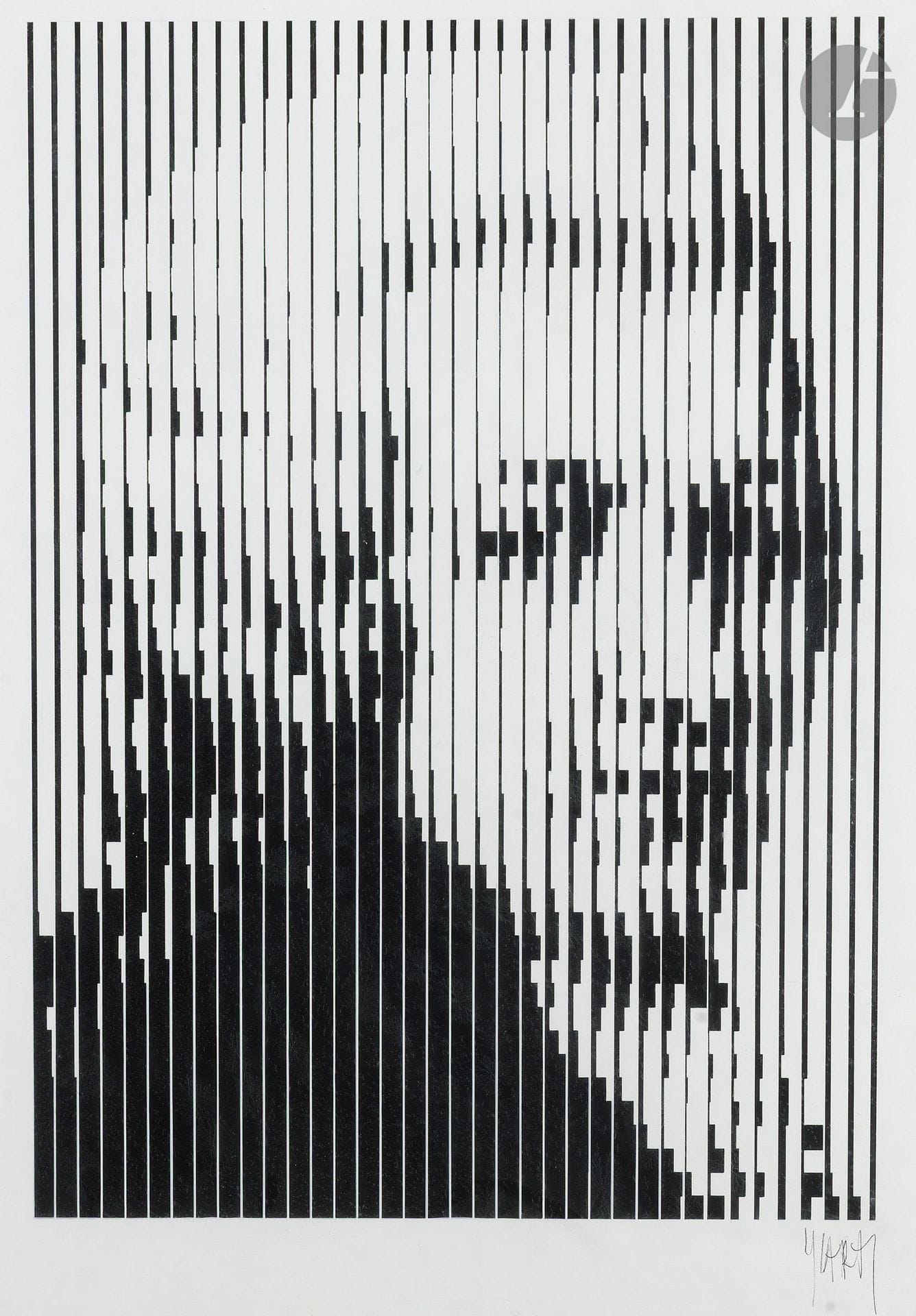 Jean-Pierre YVARAL (1934-2002)
Portrait de Mozart
Gouache sur traits de mine de plomb.
Signée en bas à droite.
62 x 47 cm
