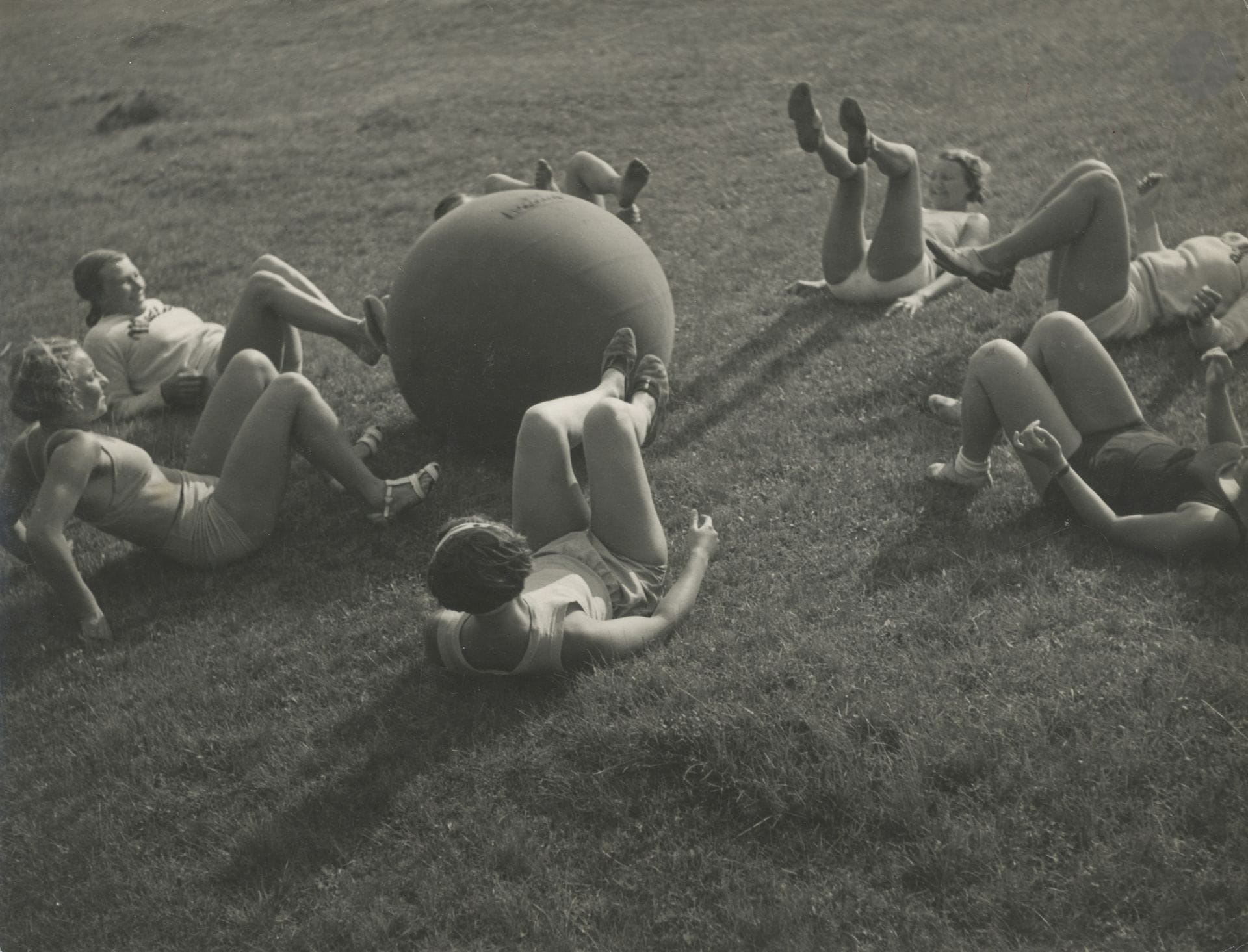 Jan Lukas (1915–2006) 
Outdoor Life [Gymnastics], c. 1935–1940.
Nine vintage silver prints. Numerous signatures and stamps by the photographer, as well as that of the distributor “Pawel Barchan,” on the reverse. 
Sizes: from 25.5 x 22 to 28 x 23 cm 

Provenance: Pawel Barchan Archives.