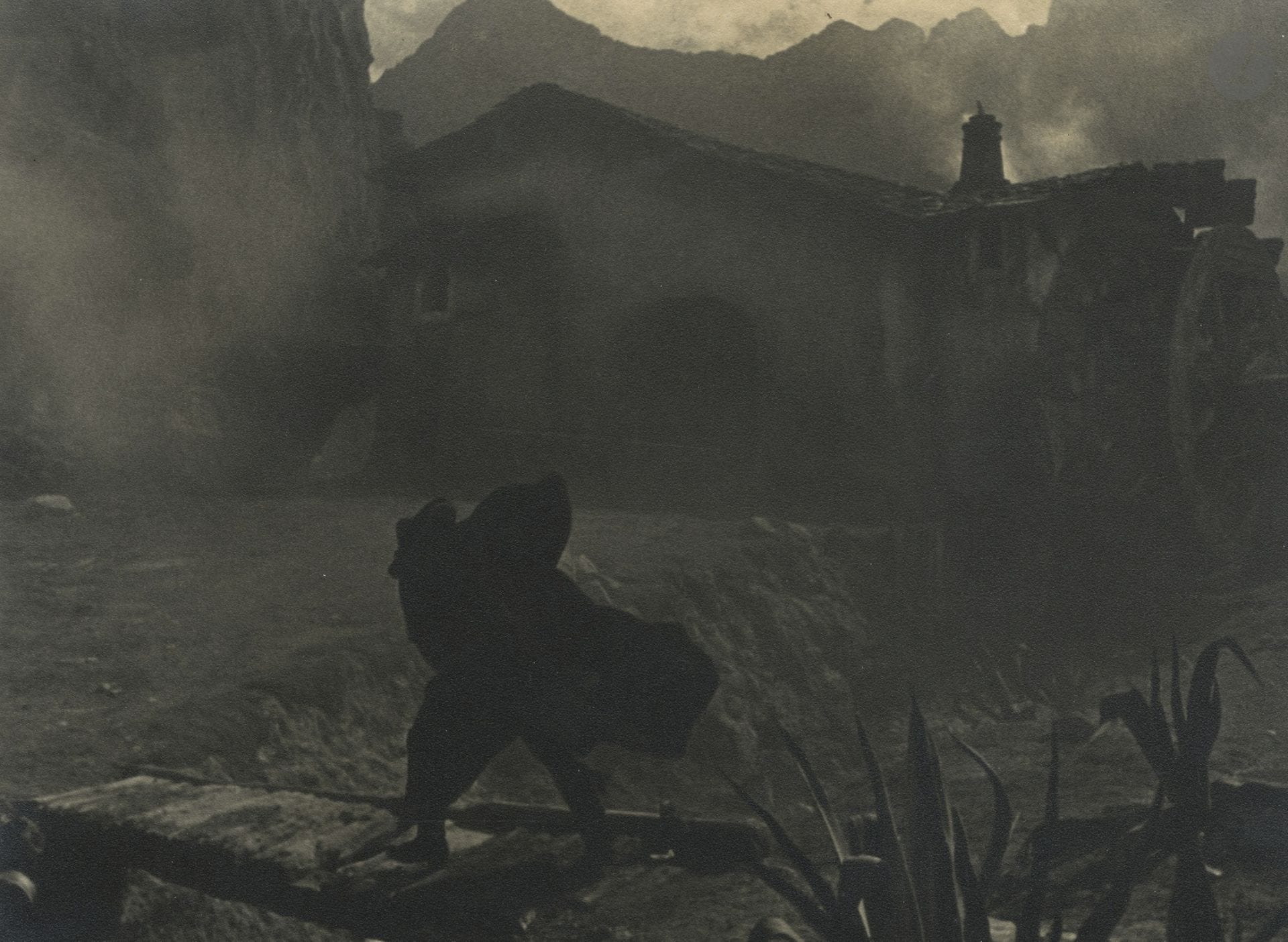 Leni Riefenstahl (1902–2003)
Tiefland [Pedro the Shepherd], 1943.
Vintage silver print, mounted on cardboard.
17.5 x 23.5 cm