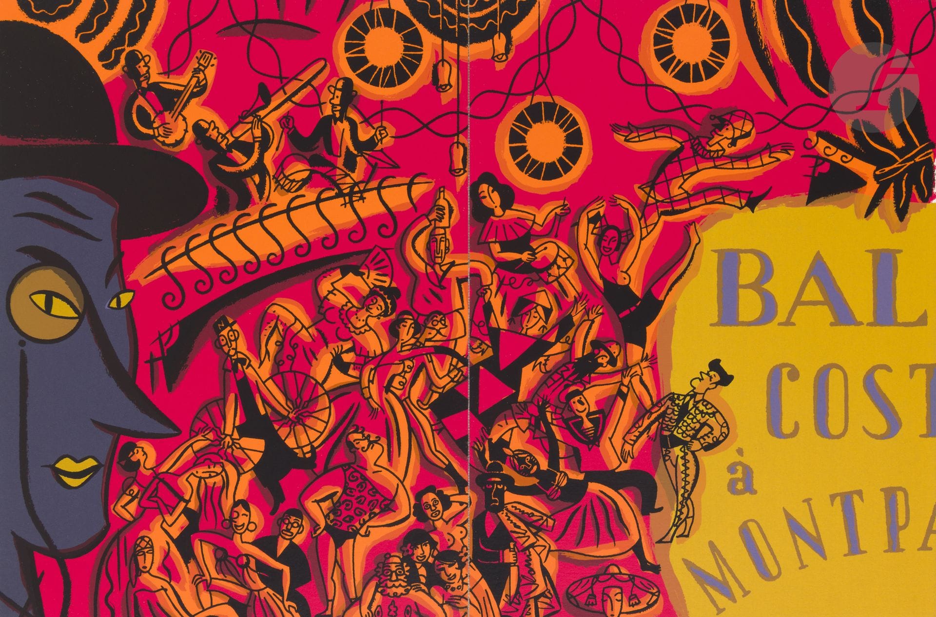 DUPUY-BERBERIAN - Philippe DUPUY (né en 1960) et Charles BERBERIAN (né en 1959)
Les Montparnos, 1995
Coédition L’Atelier et L’Atelier Médicis, Paris.
Imprimé en sérigraphie sur papier Rivoli par l’Atelier Éric Seydoux. Numéroté, signé et dédicacé avec un dessin des auteurs sur la page de titre. Édition à 330 exemplaires, l’un des 30 exemplaires réservés aux auteurs et à l’éditeur.
In-4 (25,5 x 19 cm)

Bibliographie :
Collectif, Dans l’atelier d’Éric Seydoux. Imprimeur et éditeur en sérigraphie, Éditions Naima, Paris, 2025, certaines planches reproduites p. 96 et 97.