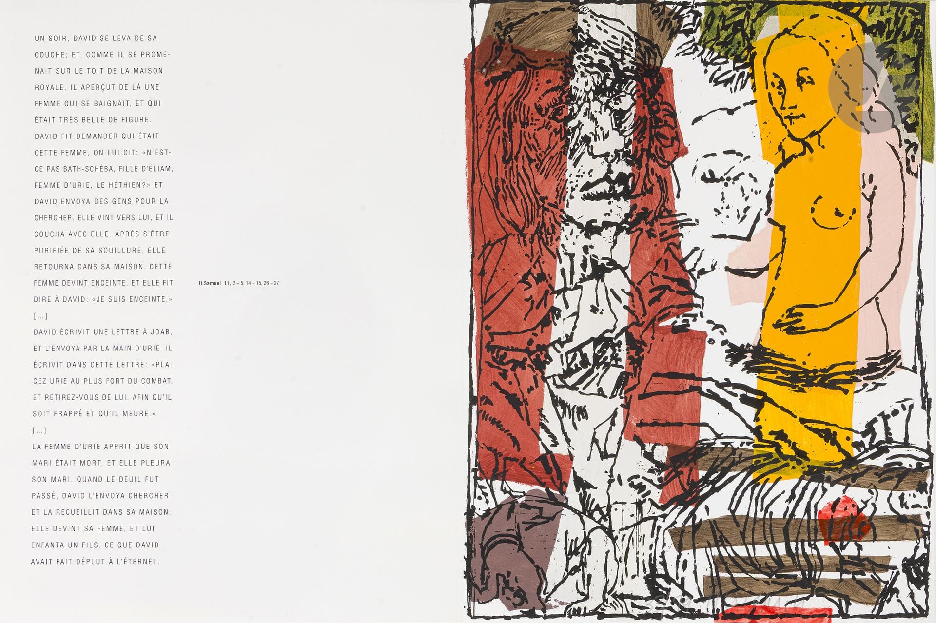 Claude VIALLAT, Monique FRYDMAN, Claudie LAKS, Pierre BURAGLIO, Claire PICHAUD, Gérard TITUS-CARMEL, Jean-Pierre PINCEMIN, Anne-Marie PÉCHEUR, Jan VOSS, Christian BONNEFOI, Stéphane BORDARIER, José Manuel BROTO
Le Souffle à la surface, 2004
Association Le Souffle à la surface, Le Raincy.
Douze planches sérigraphiées, signées et numérotées, imprimées sur vélin BFK de Rives par l’Atelier Éric Seydoux. Édité à 127 exemplaires. 
Dans un emboîtage d’éditeur gris. 
44 x 33 cm