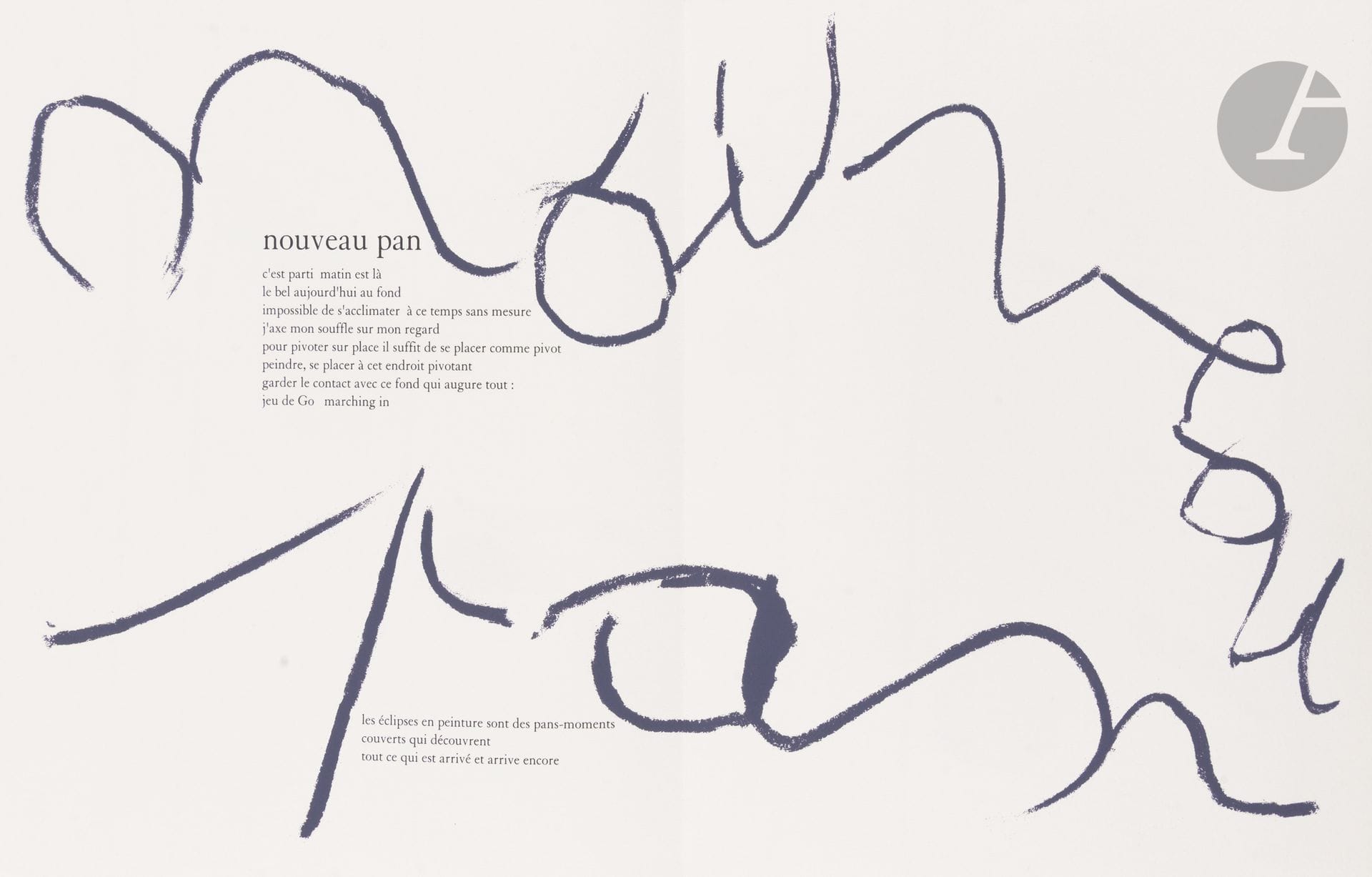 Guillaume LEBELLE (né en 1972)
L’Autourso peint, 2001
Galerie Jean Fournier, Paris. 
Ouvrage en feuilles sérigraphiées imprimées par l’Atelier Éric Seydoux. Tirage total inconnu.
Non signé. 
In-4 (25 x 21 cm).