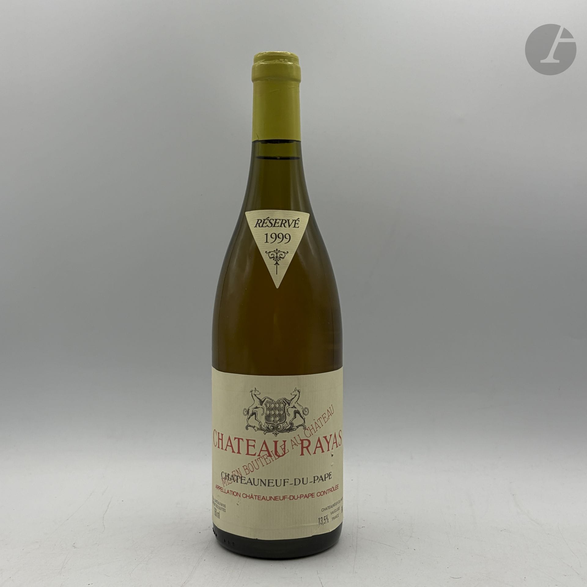 1 B CHÂTEAUNEUF DU PAPE Blanc (e.l.a.), Château Rayas, 1999