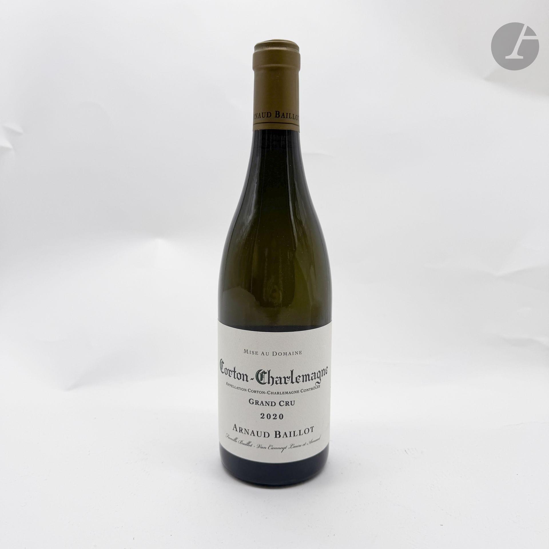 1 B CORTON-CHARLEMAGNE (Grand Cru), Domaine Arnaud Baillot, 2020