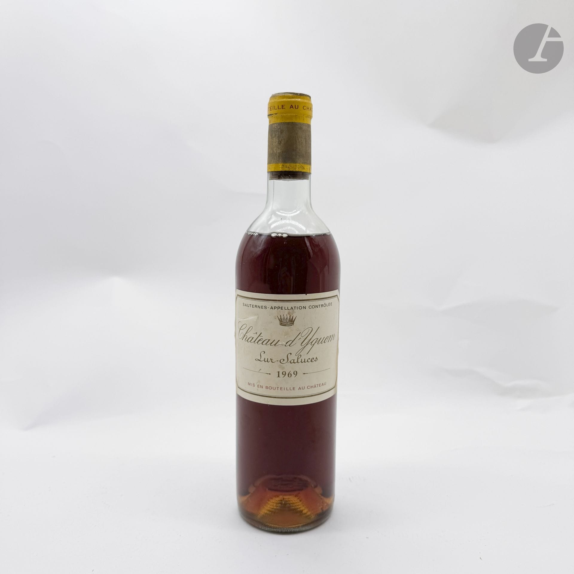 1 B CHÂTEAU D'YQUEM (M.E; e.t.h. à e.l.a; c.c.), C1 Supérieur Sauternes, 1969