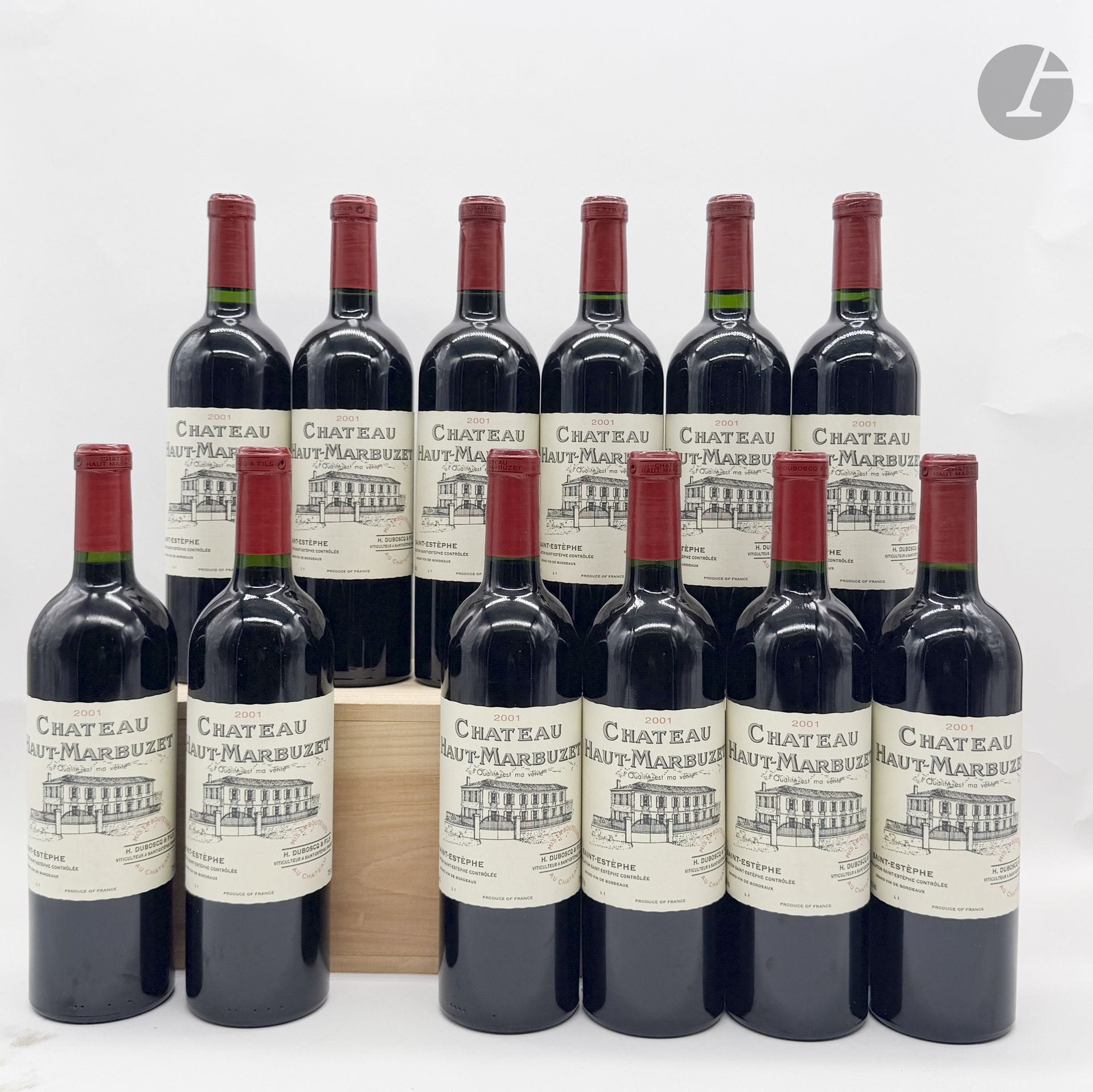 12 B CHÂTEAU HAUT-MARBUZET, Saint-Estephe, 2001