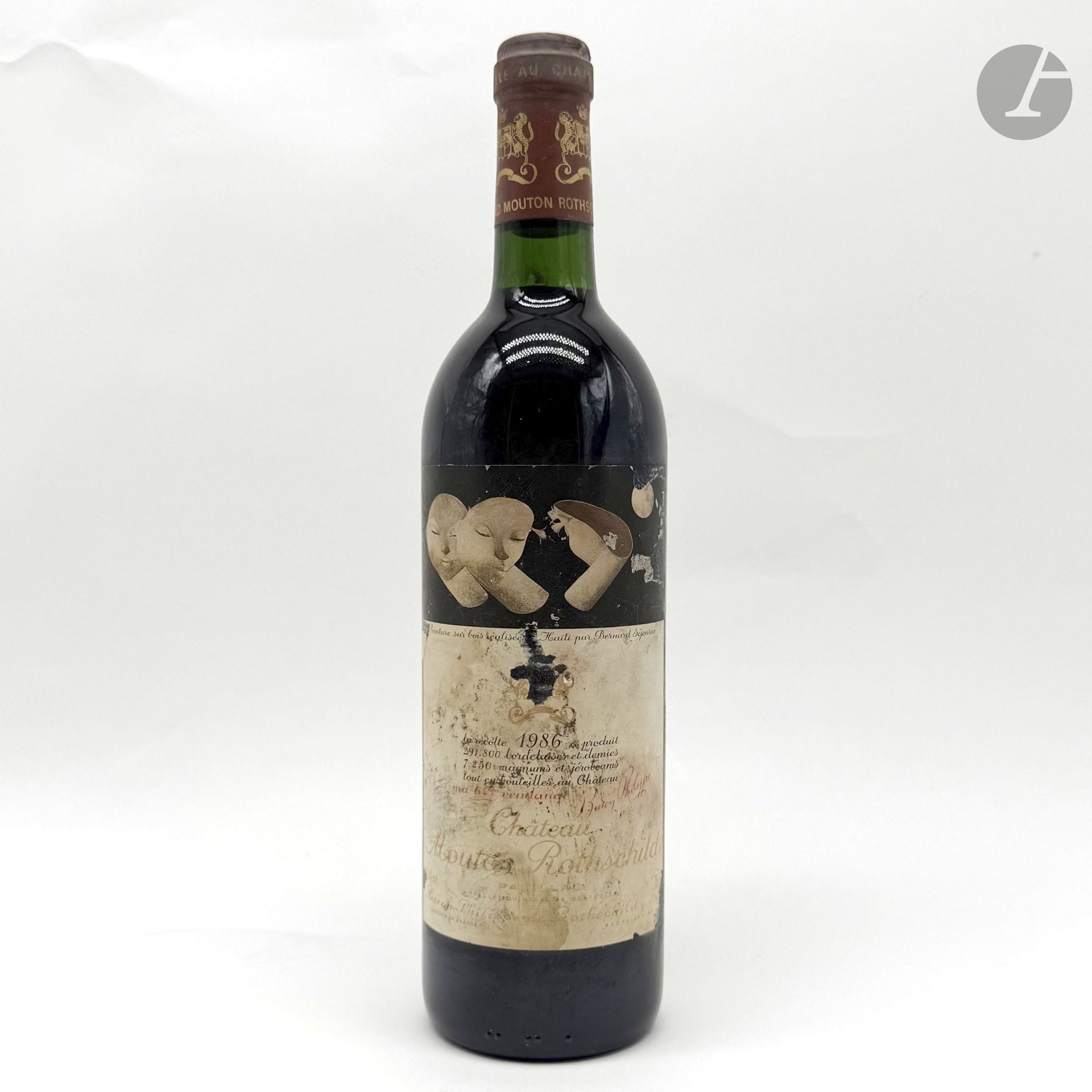 1 B CHÂTEAU MOUTON ROTHSCHILD (e.t.h. à e.a.), GCC1 Pauillac, 1986