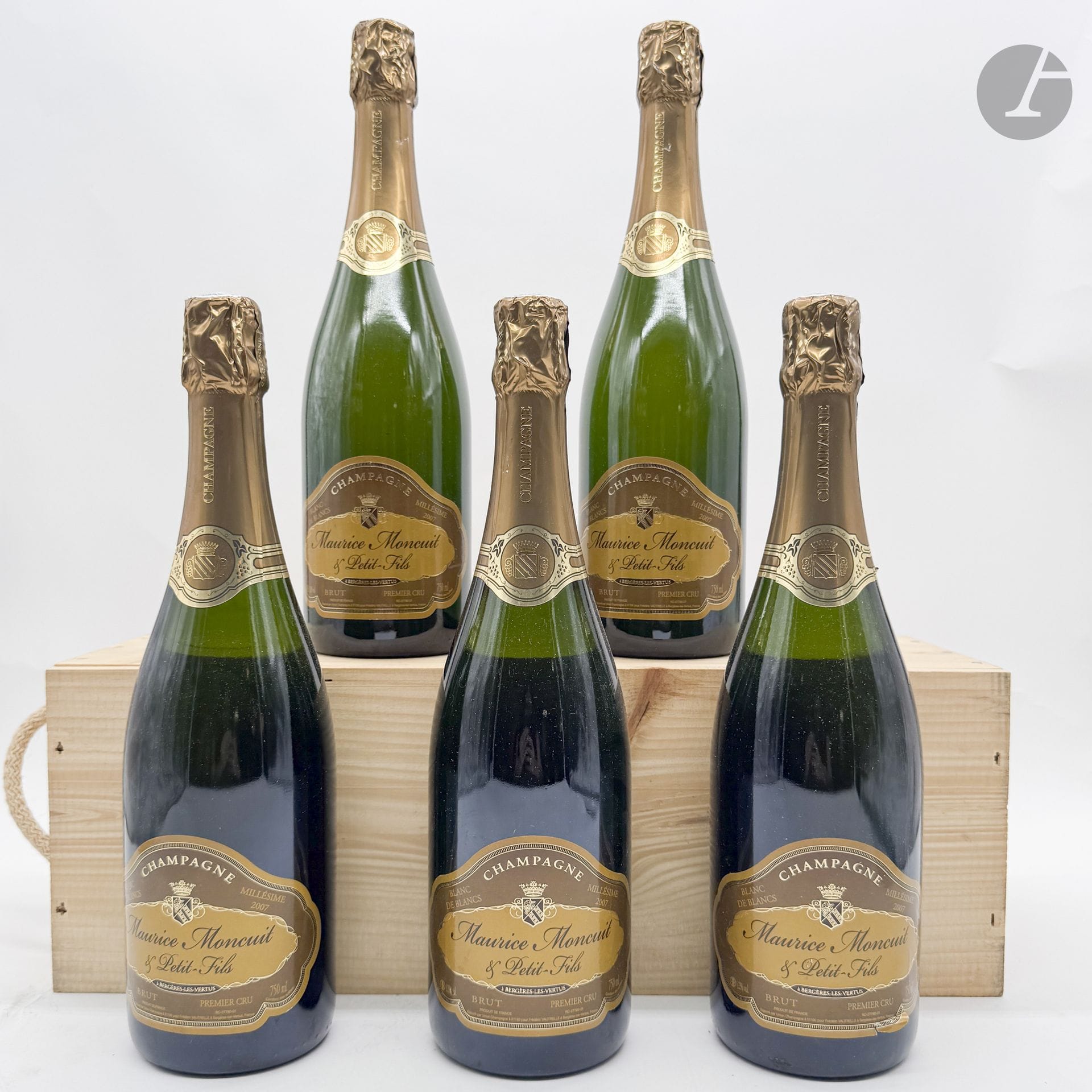 5 B CHAMPAGNE BRUT PREMIER CRU (1 e.a.), Maurice Moncuit & Petit-Fils, NM