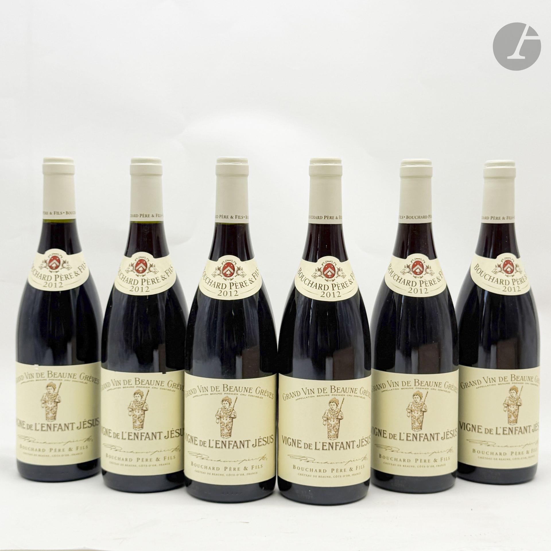 6 B BEAUNE-GREVES VIGNE DE L'ENFANT JESUS (1er Cru) (Caisse Bois d'origine), Bouchard Père & Fils, 2012