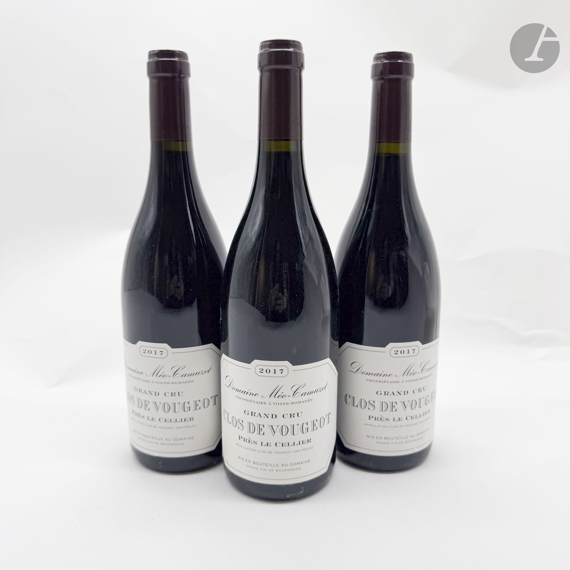 3 B CLOS DE VOUGEOT PRES LE CELLIER (Grand Cru), Domaine Méo-Camuzet, 2017