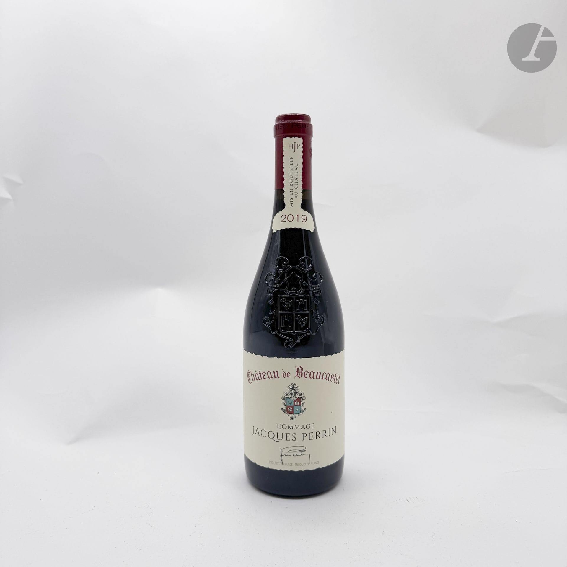 1 B CHÂTEAUNEUF DU PAPE HOMMAGE Â JACQUES PERRIN, Château de Beaucastel, 2019