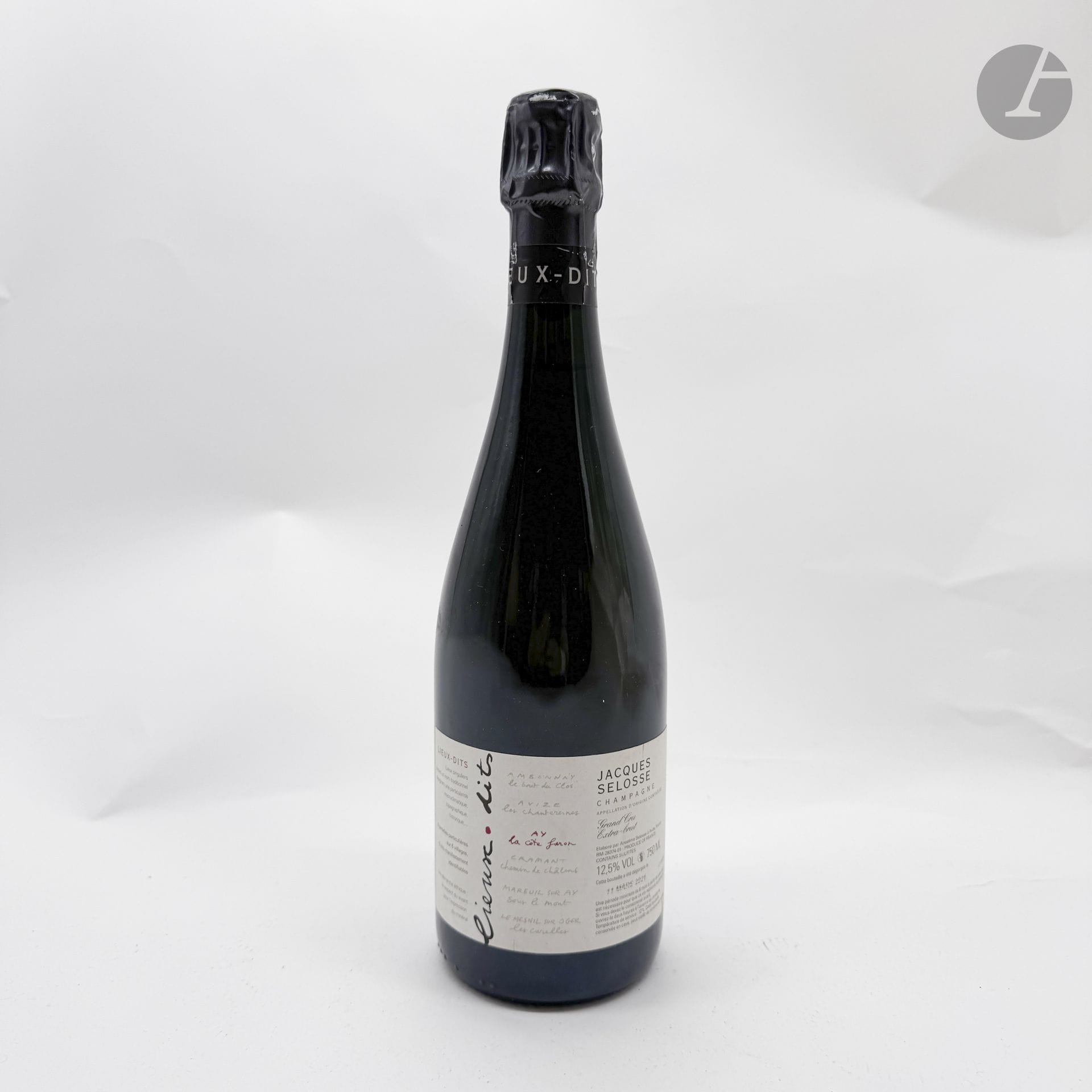 1 B CHAMPAGNE EXTRA-BRUT GRAND CRU AY LA COTE FARON (dégorgement 11 mars 2021), Jacques Selosse, NM